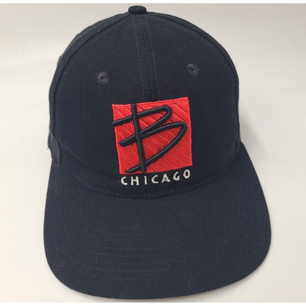 Vintage Chicago Blackhawks Sports Specialties Adjustable Hat Cap Men NHL Black